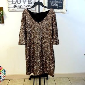 Women’s Gold Cocktail Dress